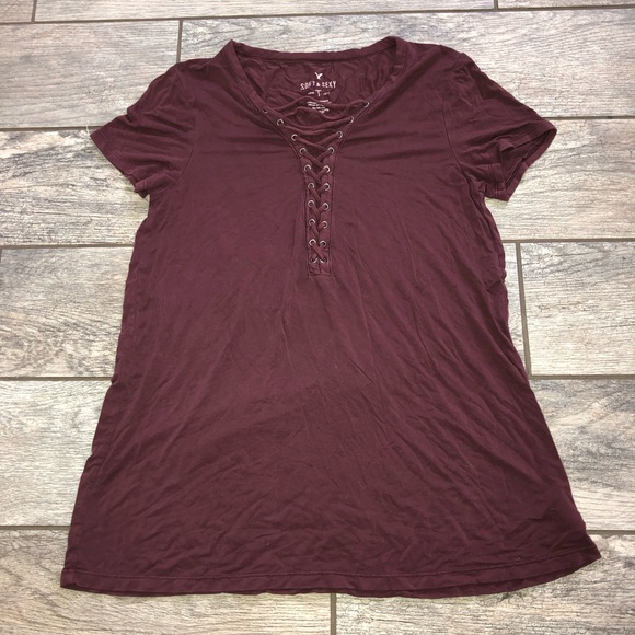 American Eagle Outfitters Tops - Tee shirt with ties